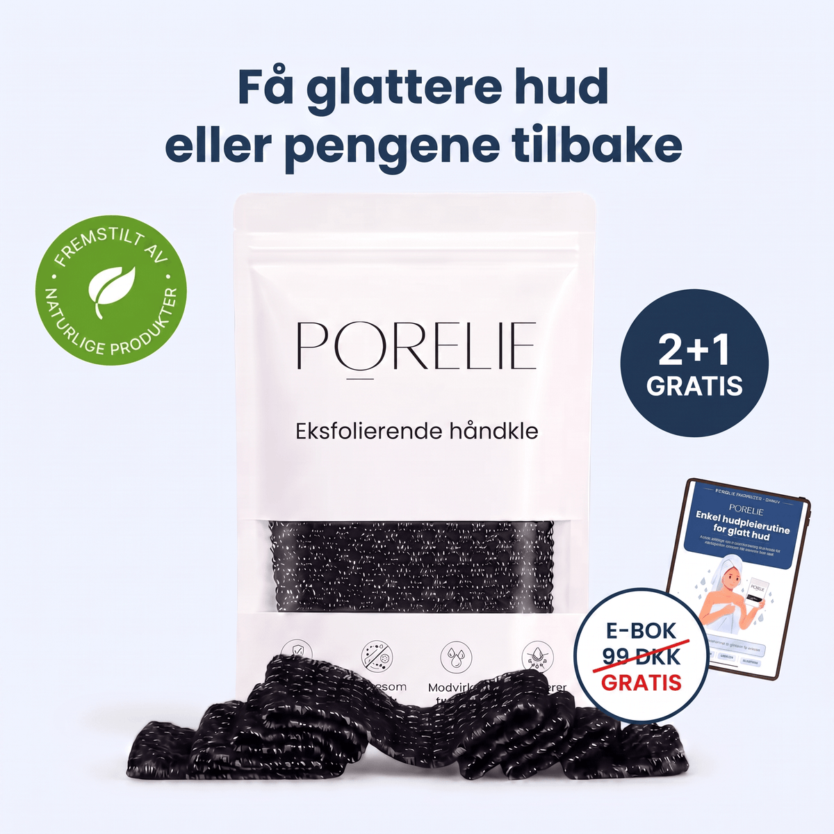 Porelie™ Eksfolierende Skrubbehåndkle