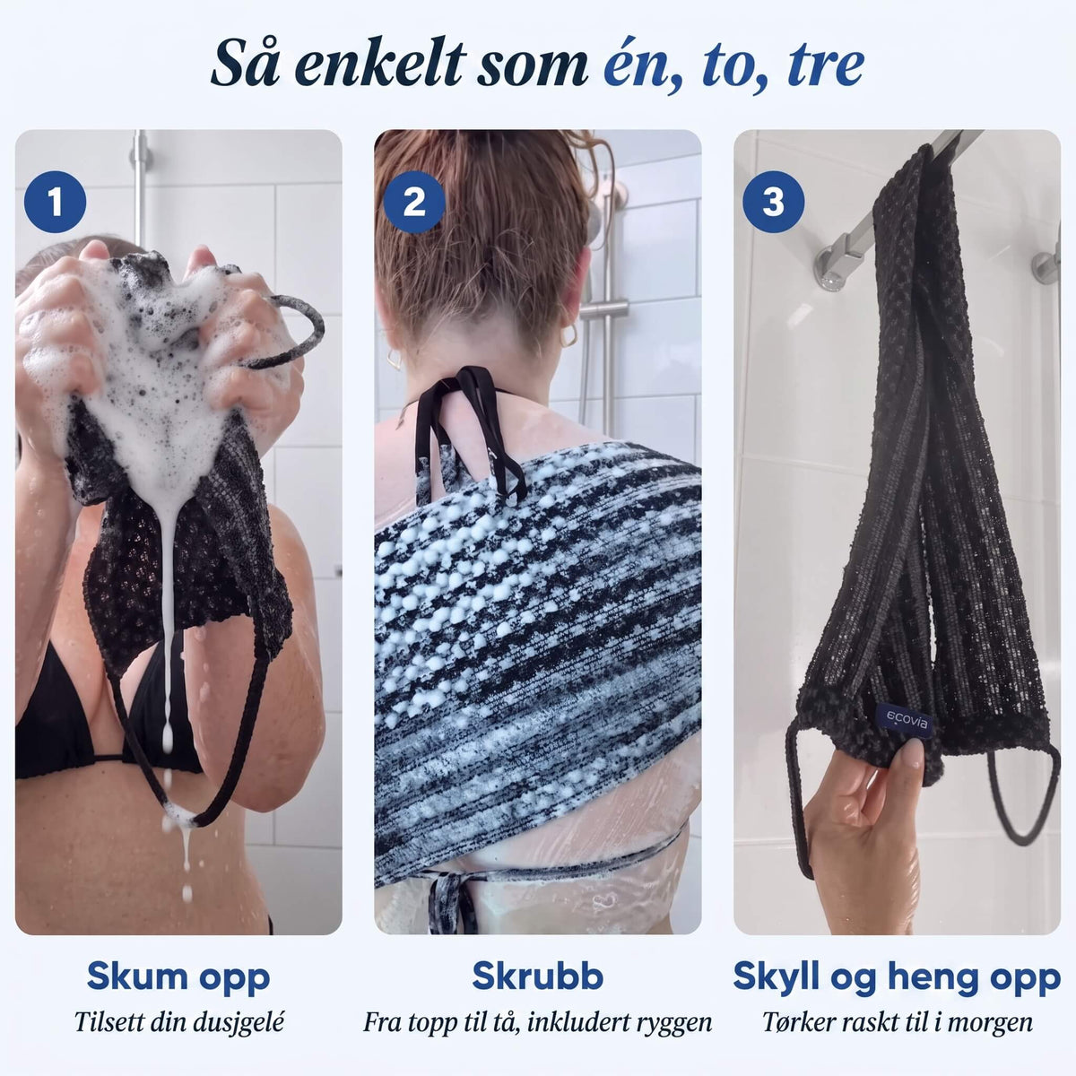Porelie™ Eksfolierende Skrubbehåndkle