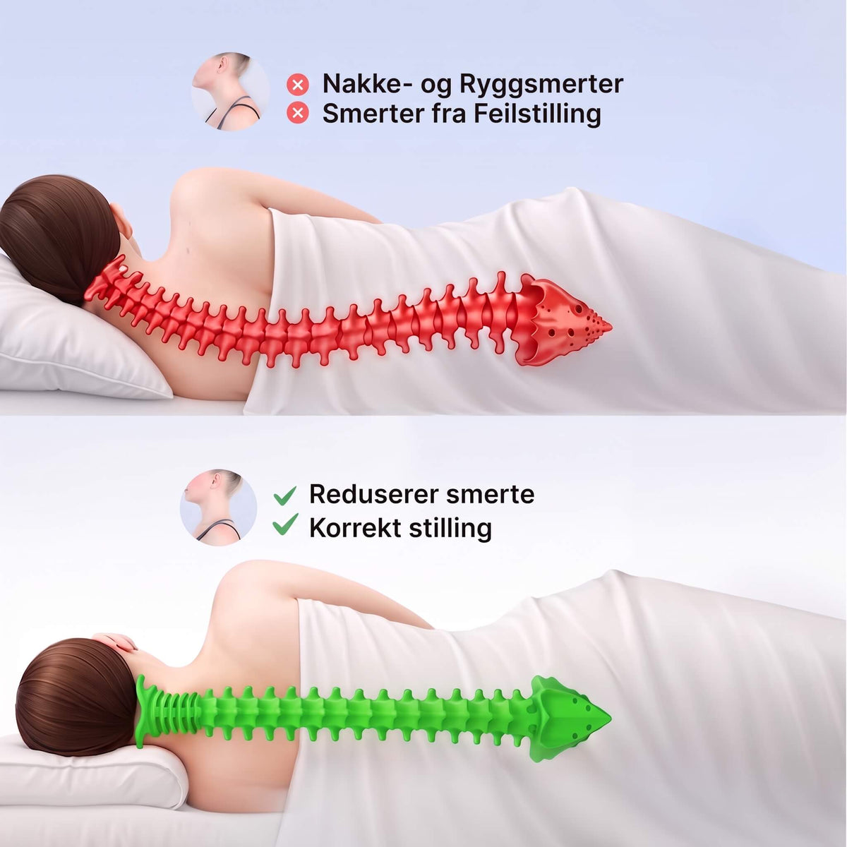 Porelie™ Ergonomisk Nakkepute