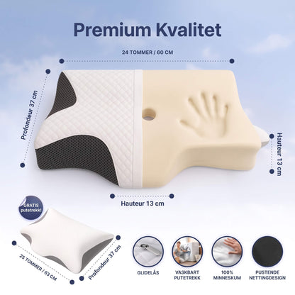 Porelie™ Ergonomisk Nakkepute