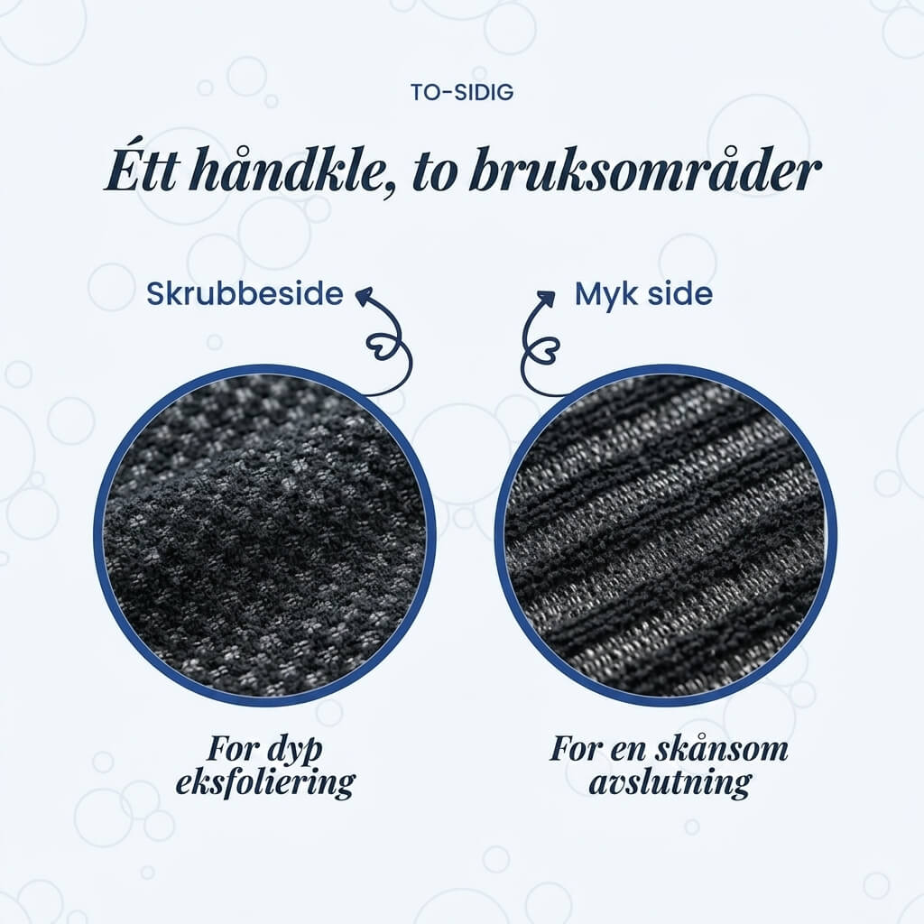 Porelie™ Eksfolierende Skrubbehåndkle
