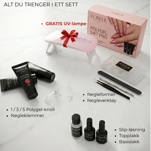 Polygel-neglesett | Porelie™